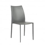 Dalia Leather Stacking Chair (2)