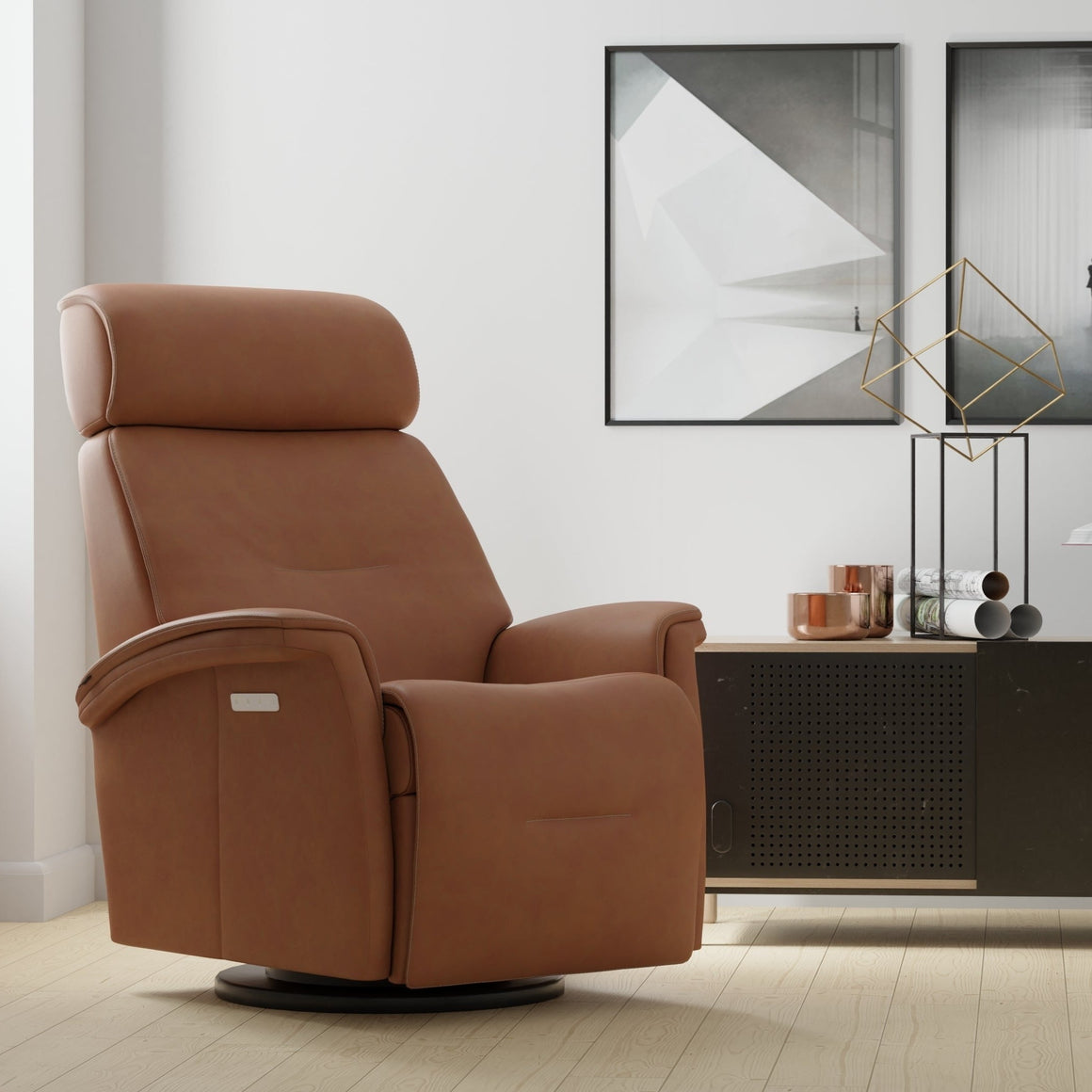 Fjords AXEL Power Recliner Eurohaus Modern Furniture LLC