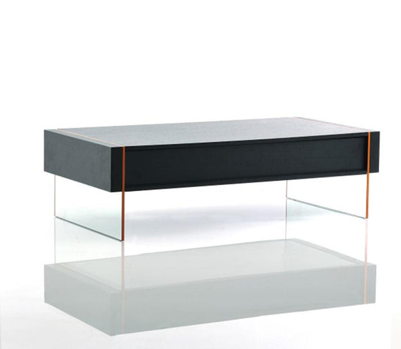 VG-Vision - Modern Black Oak Floating Coffee Table